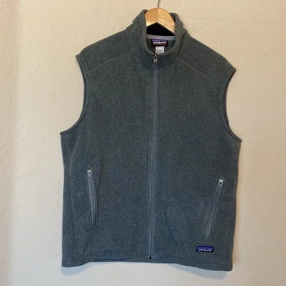 Patagonia Men's Synchilla Gray Fleece Men's Vest L - Picture 2 of 9